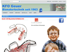 Tablet Screenshot of kfogeuer.de